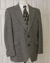 Stafford Sport Coat Leather Buttons 100% Wool Herr