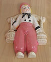 Vintage Mid Century Ceramic Wall Hanging Dutchboy 