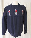 MCBRIAR GOLF LOGO CONCO NAVY BLUE KNIT SWEATER MEN