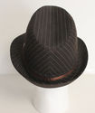 Fedora Hat Shack Rich Classy Brown White Stitching
