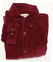 EDDIE BAUER Men's Long Sleeve Corduroy Shirt sz M 