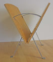 Vintage Mid Century Modern Danish Magazine Rack Li