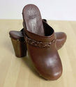 UGG Kaylee Chocolate Brown Braided Leather Wood He