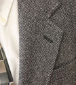 VINTAGE EVAN PICONE MEN HERRINGBONE WOOL TWEED SPO