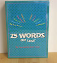 25 WORDS OR LESS GAME 1996 MINT NEW FACTORY SEALED