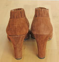 Sam Edelman Ankle Bootie  Shoes Heels Suede Leathe