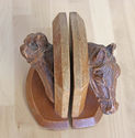 Vintage Antique Syroco Wood Hand Carved Horse Head