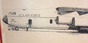 Vintage Lockheed C-141B Starlifter Sketch Artist D