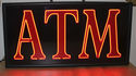 Fallon Brand ATM Neon Gas Tube Sign RED Top Of the