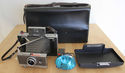 Vintage Polaroid 100 Instant Camera, Flash & Case 