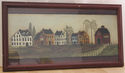  Vintage Old Town Farm Town Picture Kitsch Pioneer