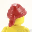 Lego Minifig Head Gear Red Pirate Rag Wrap Hat Ban