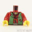 Lego Torso #14 - Castle Ninja Green Tattered Vest 