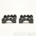 Lego Arch 1X4 Black Arch 4 PACK NEW