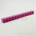 Lego Brick  1 x 12  Dark Pink 