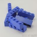 Lego Brick  1 x 4 Blue  10 Pack