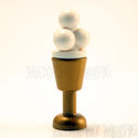Lego Minifig Ice Cream in Gold Cup Cone Food NEW 