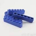 Lego Brick  1 x 6 Blue  5 Pack