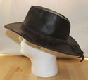 Vintage Leather Bush Hat Outdoor Outback Boonie Le