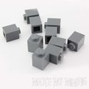 Lego Brick  1x1 Dark Bluish Gray  10 Pack NEW