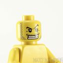 Lego Head #302 - Pirate, Gold Tooth, Arched Eyebro