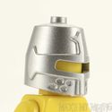 Lego Minifig Kingdom METALLIC SILVER HELMET Castle