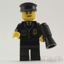 Lego  Minifig Angry Policeman with bull Horn - New