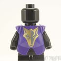 Lego Minifig Armor Breastplate Gold Wolf  Pattern 