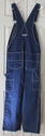 Vintage Big Smith Mens Bib Overalls Denim Zipper F