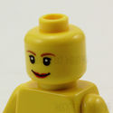 Lego Head #271 - Dual Sided Female, Smile & Scared