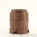 Lego Tan Rain Barrel  Container 2x2 Reddish Brown 