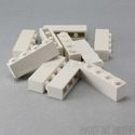 Lego Brick  1 x 4 White  10 Pack