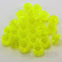 Lego Round Plate 1 x 1 Trans-Yellow 25 Pack - NEW