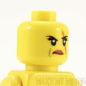 Lego Head #736 - Dual Sided Female, Scar over Eye,