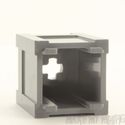 Lego  Crate Container 2x2x2 Dark Bluish Gray  Brow