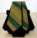 Vintage 60's Harris Neckwear Co. Olive Green Orang