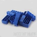 Lego Brick   2 x 4 Blue  10 Pack 