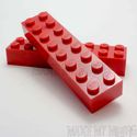 Lego Brick   2 x 8 Red  2 Pack 