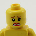 Lego Head #271 - Dual Sided Female, Smile & Scared