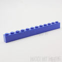 Lego Brick  1 x 12  Blue