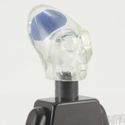 Lego Head #709 - Crystal Skull  Blue Brain, Indian