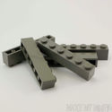 Lego Brick  1 x 6 Dark Gray   5 Pack