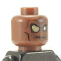 Lego Head #561 - Reddish Brown Alien Zombie with S