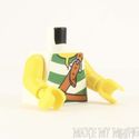 Lego Torso #521 - Pirate Green & White Stripes Lea