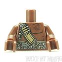 Lego Torso #875 - Reddish Brown Torso with Bare Ch