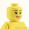 Lego Head #411 - Female with Peach Lips, Smile, Ey