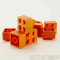 Lego Brick   2 x 2 Orange  10 Pack 