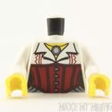 Lego Torso #1152 - Female with Blouse, Necklace an