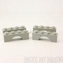 Lego Arch 1X4X1 Light Gray Arch 4 PACK
