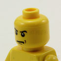 Lego Head #302 -Macho Man, Tough Guy with Scowl & 